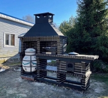 Печь Аристократ 824 Радиальный кирпич красный