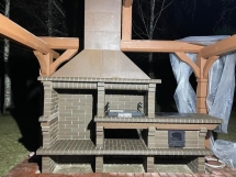 Печь Аристократ 824 Радиальный кирпич красный