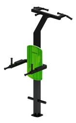 Турник три хвата+брусья (зеленый) - Уличный тренажер - СТ 012-12, фото 1 Турник три хвата+брусья (зеленый) - Уличный тренажер - СТ 012-12, фото 1