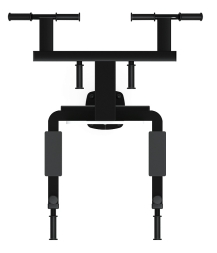 Турник три хвата+брусья (зеленый) - Уличный тренажер - СТ 012-12, фото 5 Турник три хвата+брусья (зеленый) - Уличный тренажер - СТ 012-12, фото 5