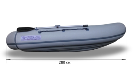 Лодка ПВХ Флагман 280 HT НДНД надувная гребная, фото 3