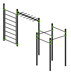Воркаут 108 зеленый ВТ 12.22-02, фото 2 Воркаут 108 зеленый ВТ 12.22-02, фото 2
