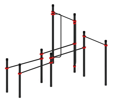 Воркаут ЛОВ 108 красный ВТ 102.16-01, фото 1