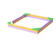 МФ 3.017 Песочница L=2500 мм
