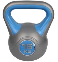 Гиря 16 кг пластиковая Гиря 16 кг пластиковая