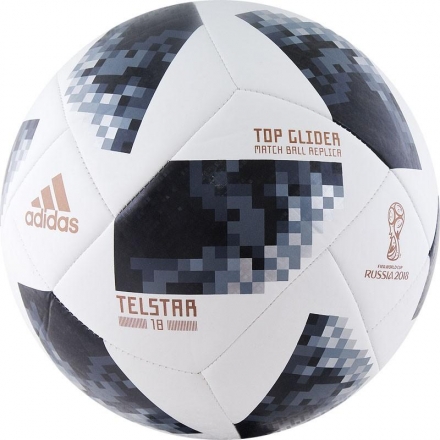 Мяч футбольный любительский &quot;ADIDAS WC2018 Top Glider&quot;, размер 5, фото 1