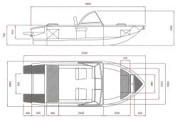 Алюминиевая лодка ALUTON 490 DC, фото 8