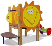 Горка Солнышко 08112 H=650 для детской площадки Горка Солнышко 08112 H=650 для детской площадки