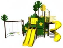 Детский городок, паттерн "Джунгли" ДГ3012.09 Детский городок, паттерн "Джунгли" ДГ3012.09