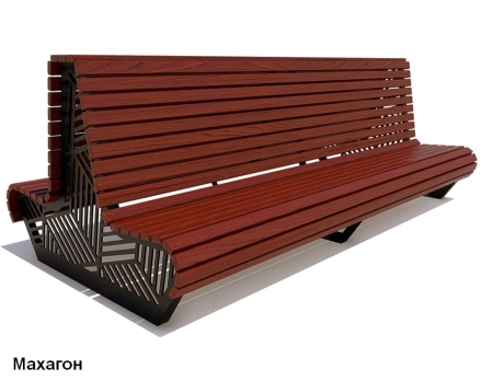 Скамейка уличная Кисловодск, Сосна 3 м, фото 3