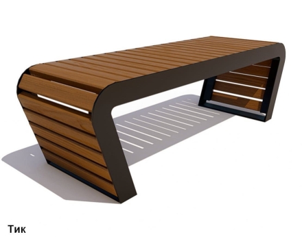 Скамейка уличная Времена года, Сосна 2,5 м, фото 4