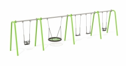 Качели Н24.043013 металлические для детской площадки, фото 1 Качели Н24.043013 металлические для детской площадки, фото 1