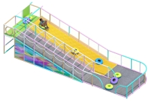Тюбинговая горка Сияние