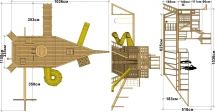 Игровой комплекс TORUDA WOOD Пиратский корабль 1