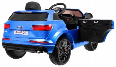 Детский электромобиль Audi Q7 LUXURY 2.4G - Blue - HL159-LUX-BL, фото 5