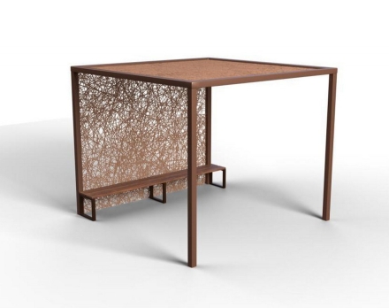 Пергола со скамейкой TORUDA SQR-01, фото 2