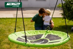 Качели SLP SYSTEMS 3 секции + лодочка белое + качеля с фиксацией зеленая + качеля с фиксацией желтое, фото 8