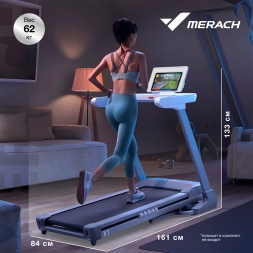 Беговая дорожка домашняя MERACH X1, фото 9