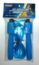 Скакалка 2513 со счетчиком (3м, ручки: пластик, шнур: резина)