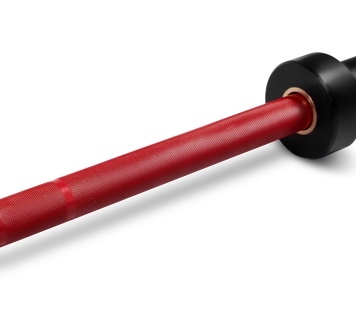 Гриф олимпийский BRONZE GYM прямой для кроссфита красный 20 кг, фото 3