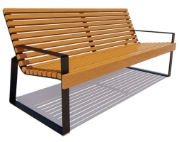 Парковая скамейка Белгород, Лиственница 0,6 м, фото 3 Парковая скамейка Белгород, Лиственница 0,6 м, фото 3