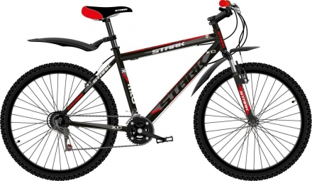 Велосипед Stark&#039;18 Outpost 26.1 V чёрный/красный/тёмно-серый 20&quot;, фото 1