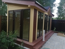 Закрытая беседка Утепленное Мини-Шале Закрытая беседка Утепленное Мини-Шале