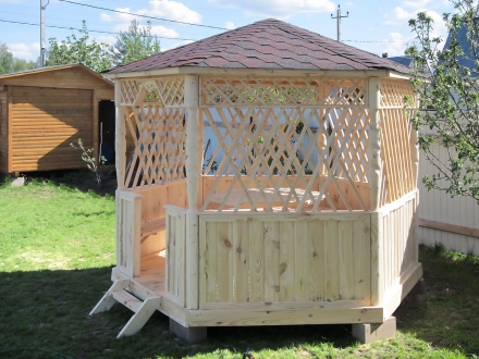 Шестигранная беседка ПРОСТОР, фото 7