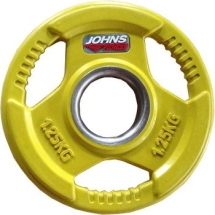 Диск JOHNS цветной 3-х хватовый обрезиненный d51мм,1.25кг