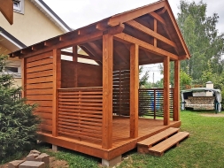 Квадратная беседка Еловая, фото 1