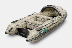 GLADIATOR E 350 PRO AIR Цифровой камуфляж моторная лодка ПВХ, фото 2