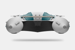 GLADIATOR B 420 LIGHT B Морской зеленый-белый моторная лодка ПВХ Фанерный пайол, фото 6