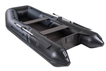 Броня-320 С графит-черный (Лодка ПВХ под мотор с усилением)