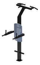 Турник три хвата+брусья (серый) - Уличный тренажер - СТ 012-13