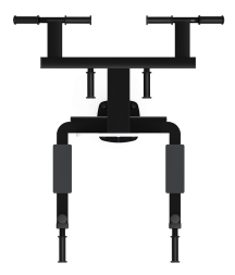Турник три хвата+брусья (серый) - Уличный тренажер - СТ 012-13, фото 5 Турник три хвата+брусья (серый) - Уличный тренажер - СТ 012-13, фото 5
