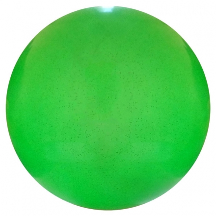 Мяч для художественной гимнастики d-20см Зеленый с блестками, фото 1
