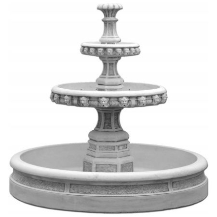 Фонтан маленький в колониальном стиле с дном артикул S207026, фото 1