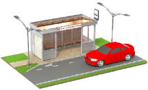 Автопавильон остановочный АП-06