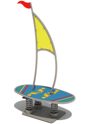 Качалка на пружине Парус для детской площадки