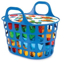 Конструктор из 36 деталей в корзине Pilsan Jumbo Blocks (03-289)