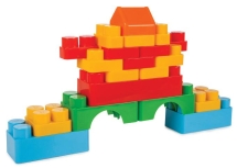 Конструктор из 36 деталей в корзине Pilsan Jumbo Blocks (03-289)