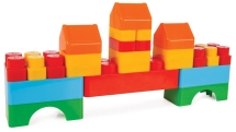 Конструктор из 36 деталей в корзине Pilsan Jumbo Blocks (03-289)
