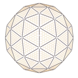 Пространственная канатная конструкция с полусферами AT-34.01, фото 4