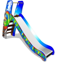 Детская горка Поезд Г040 H=1250 для игровых площадок Детская горка Поезд Г040 H=1250 для игровых площадок