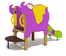 Горка Слоненок 08111 H=650 для детской площадки Горка Слоненок 08111 H=650 для детской площадки