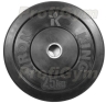 Изображение товара Диск для кроссфита (бампер) черный 25 кг
