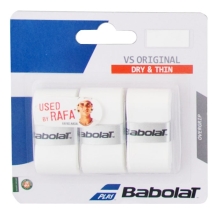 Овергрип BABOLAT VS Grip Original x3, арт.653040-101,  упак. по  3 шт, 0.43 мм, 110см, белый