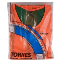 Манишка &quot;TORRES&quot; двухсторонняя, размер Senior (48-50, на 52 подходит), оранжево-зеленый, фото 2