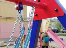 Двухместные качели Пионер Дворовые ЦК2УВ 2 для детских площадок Двухместные качели Пионер Дворовые ЦК2УВ 2 для детских площадок