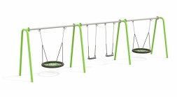Качели Н24.043012 металлические для детской площадки, фото 1 Качели Н24.043012 металлические для детской площадки, фото 1